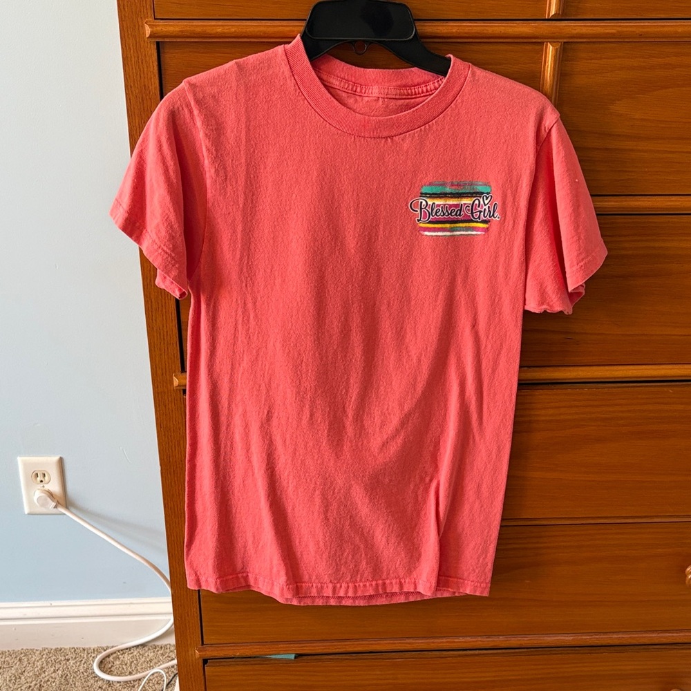 Blessed Girl Pink Short Sleeve Tee